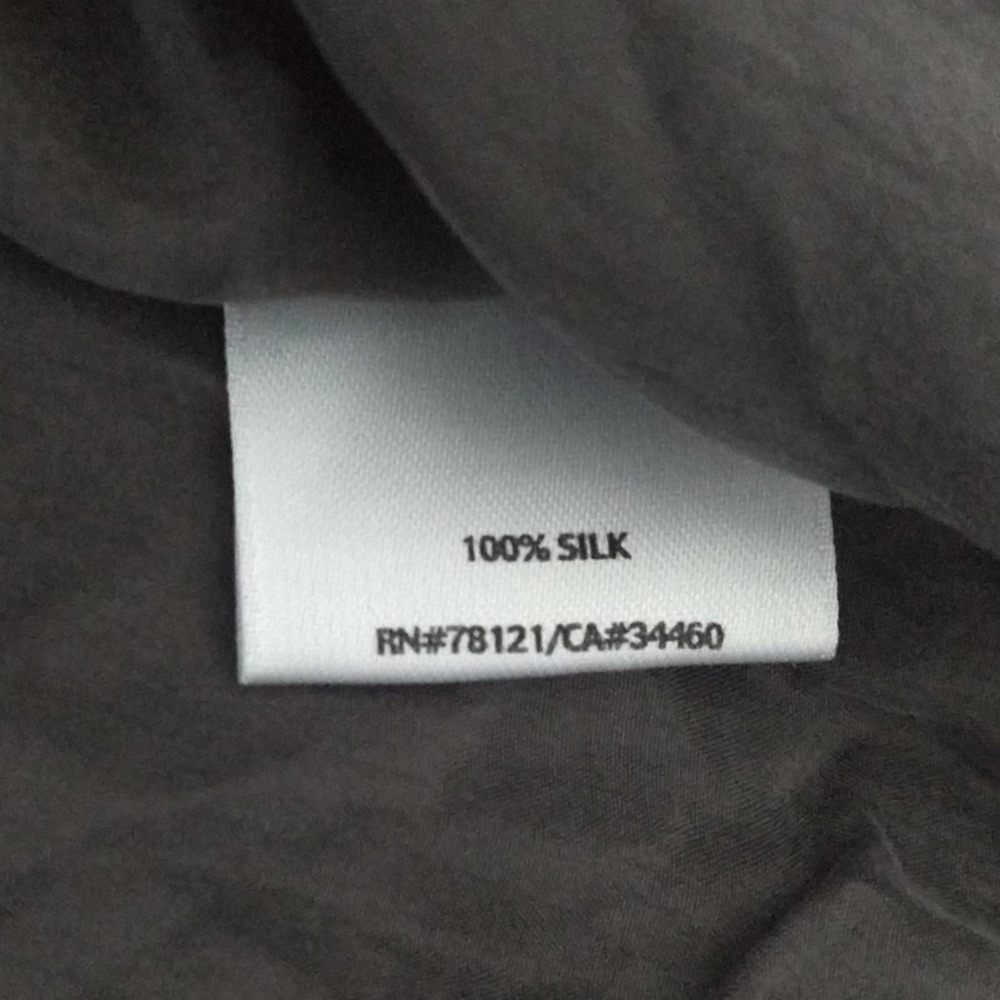 Eileen Fisher 100% Silk Open Front Cardigan - Picture 7 of 8